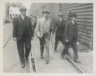 2. HRH Prince Arthur of Connaught on his way to board the Carnarvon Castle