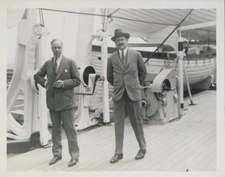 4. HRH Prince Arthur of Connaught on board the Carnarvon Castle with Ct [Larradio]