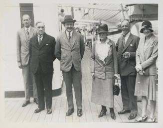 6. Aboard the Carnarvon Castle just before leaving Southampton