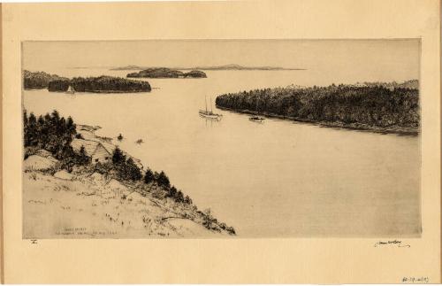 North East Harbour, Maine(Mh 282) by James McBey