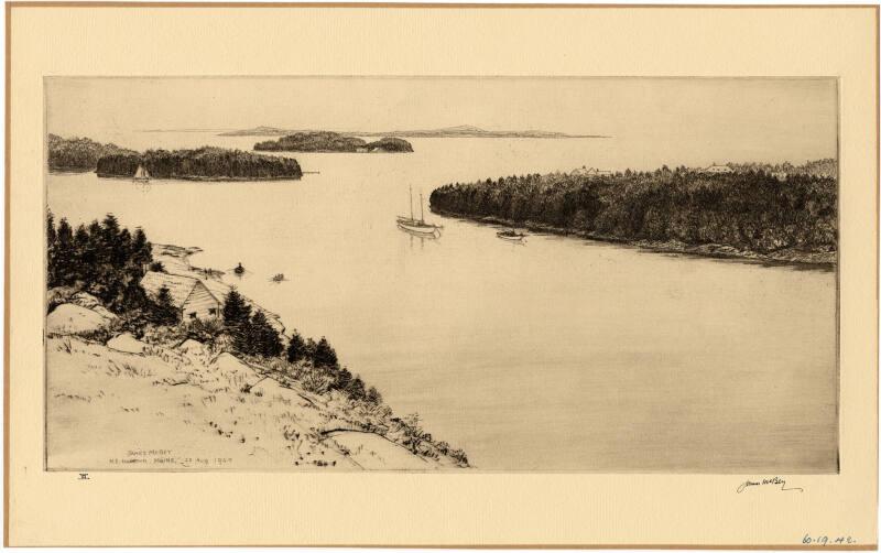 North East Harbour, Maine(Mh 282) by James McBey 