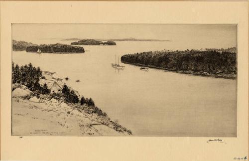North East Harbour, Maine(Mh 282) by James McBey