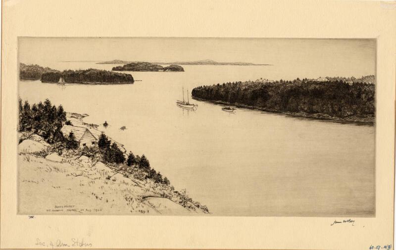 North East Harbour, Maine(Mh 282) by James McBey