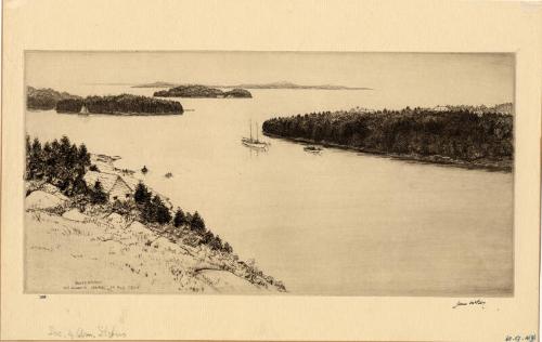 North East Harbour, Maine(Mh 282) by James McBey