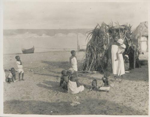 45. Scene in native village on the Spit at Lobito