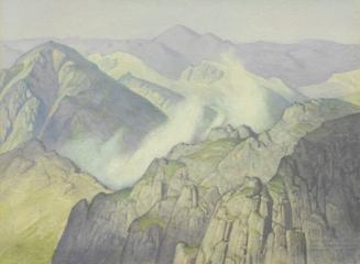 Great Gable and Skiddaw from Scafell Pinnacles