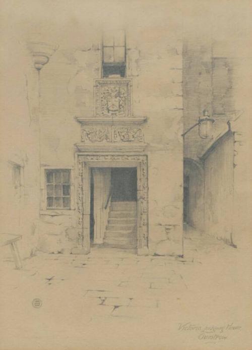 Doorway of the Victoria Lodging House, Guestrow