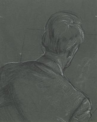 Head of Robert Sivell - Cartoon for Aberdeen University Union Murals