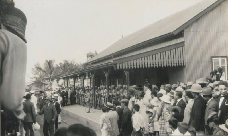 Scenes at Lobito Station at departure of the special train for LUAU