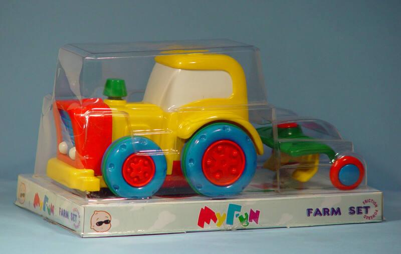 Tractor With Disc Harrow 