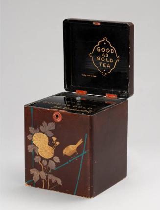 John E Esslemont Japanese Lacquer Tea Caddy