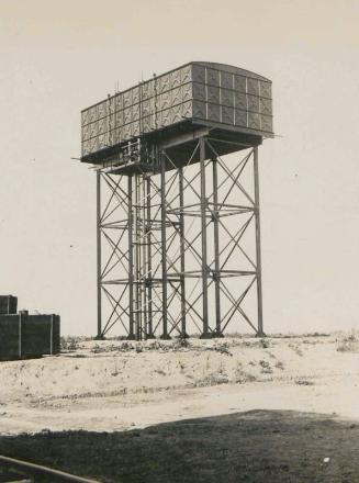 79. Huambo. Huge Water Supply Tank, 80,000 Galls for the Railway Workshops and Town