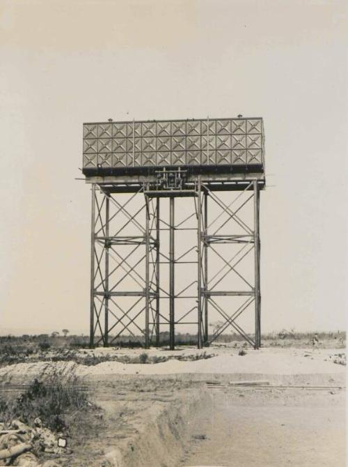 80. Huambo. Water Supply Tank to supply Railway shops & village. Capacity 80,000 Galls