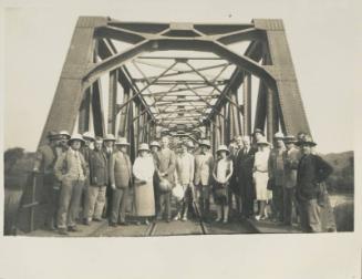 95a. Group taken at the end of [Quanga] Bridge