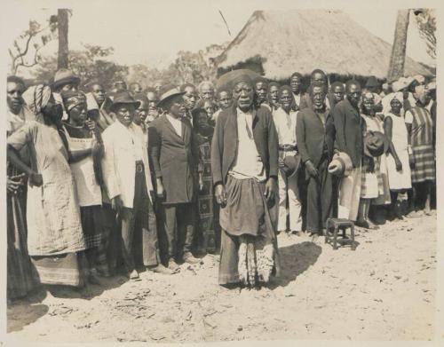 101. Village chief and followers at [Teixeira de Souga]