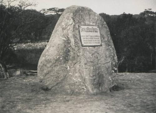 134b. The frontier stone at LUAU unveiled June 10, 1929
