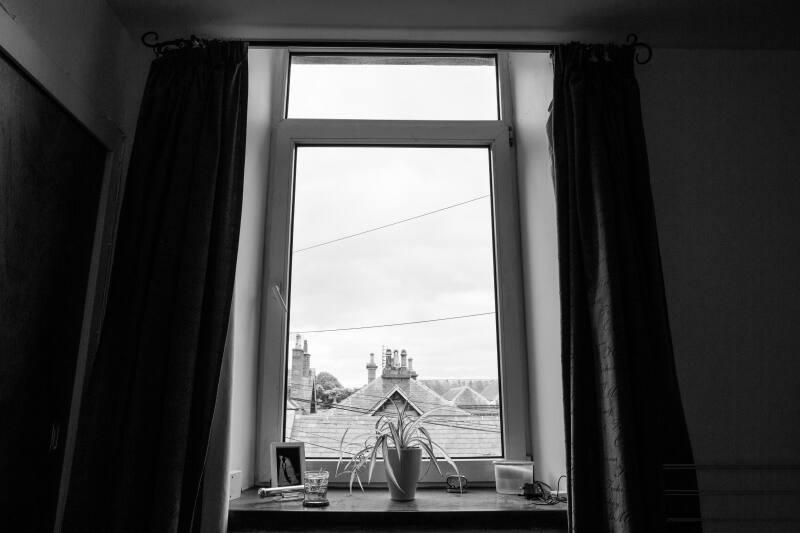 View from bedroom window