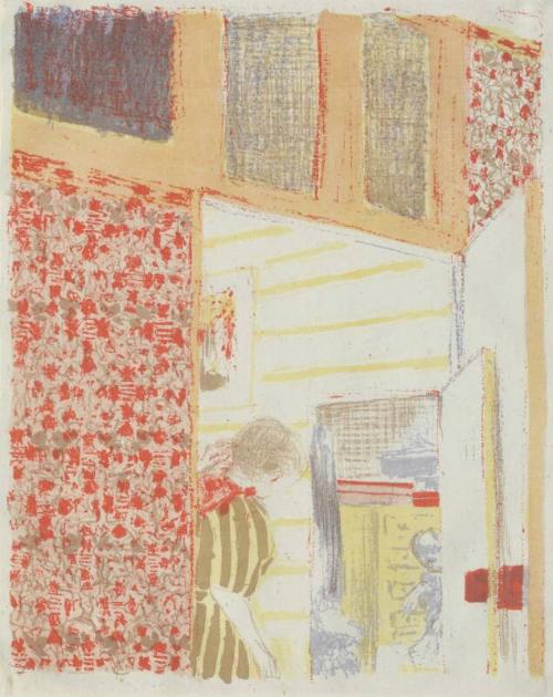 Red Interior, with Open Door