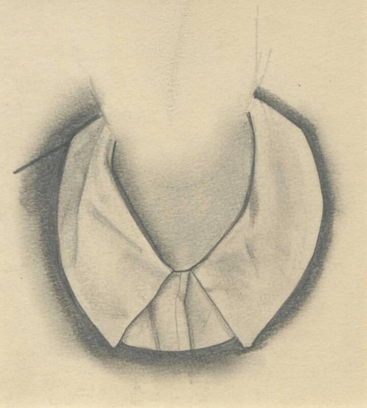 Girl's Collar - Study For "Two Schoolgirls"