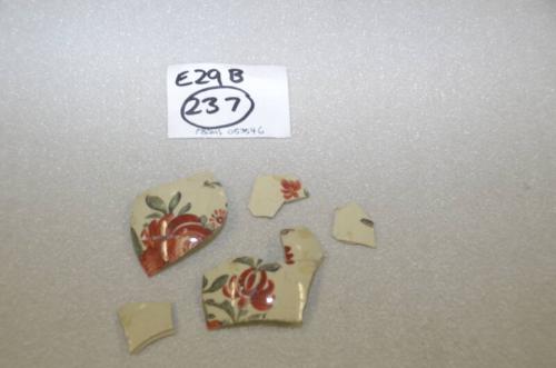 E29 Creamware Teapot