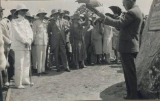 Scene at Opening Ceremony at LUAU June 10, 1929