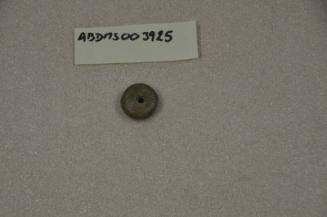 Pierced Stone Disc -Possibly Bead
