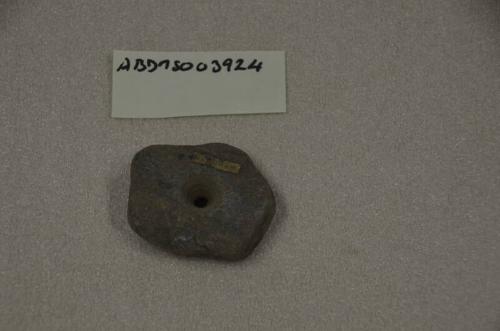 Pierced Stone Disc - Possibly Weight