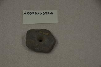 Pierced Stone Disc - Possibly Weight