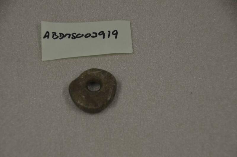 Pierced Stone Disc Possibly Spindle Whorl