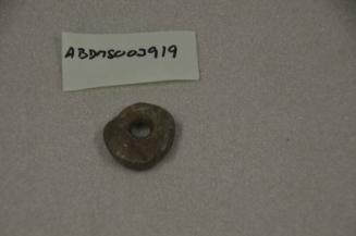 Pierced Stone Disc Possibly Spindle Whorl