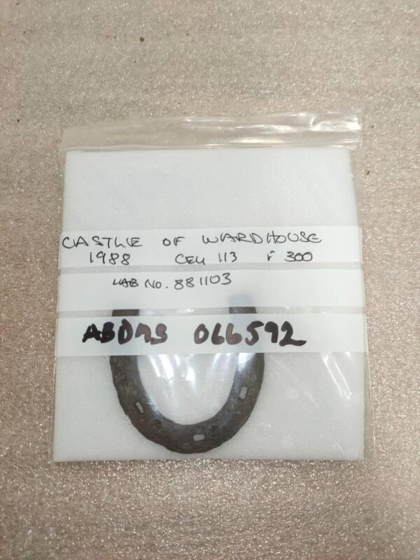 Castle of Wardhouse Iron horseshoe