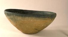 Black Topped Non Polished, Buff Bowl