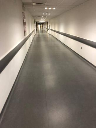 Photograph Of Empty Hospital Corridor