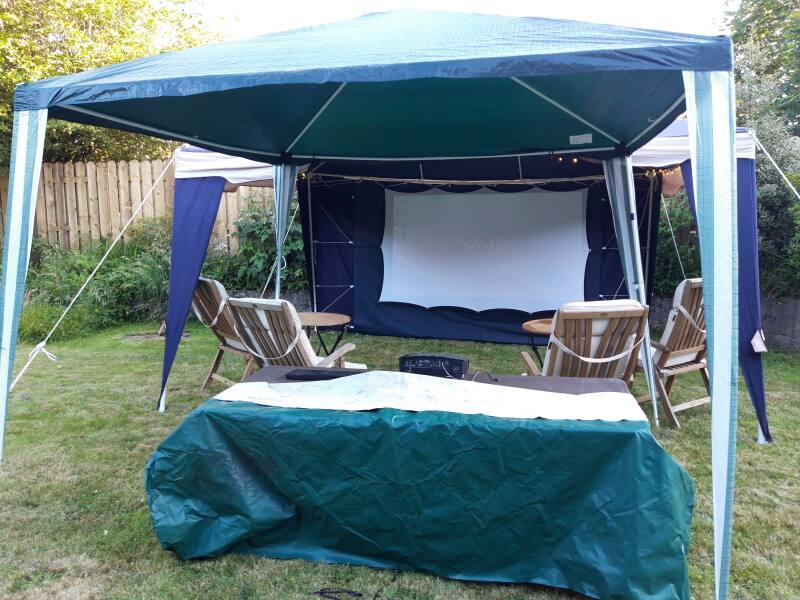 Outdoor Cinema In Daylight