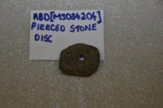 Pierced Stone Disc