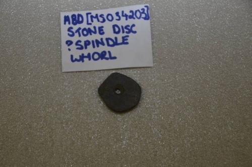 Pierced Stone Disc