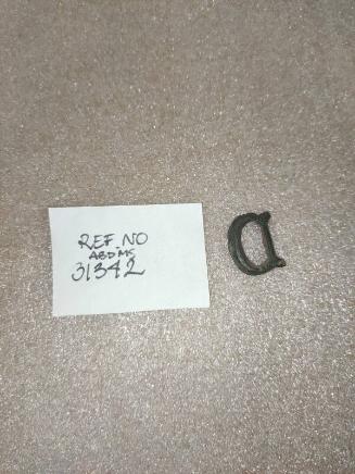 Half A Copper Alloy Boot Or Shoe Buckle