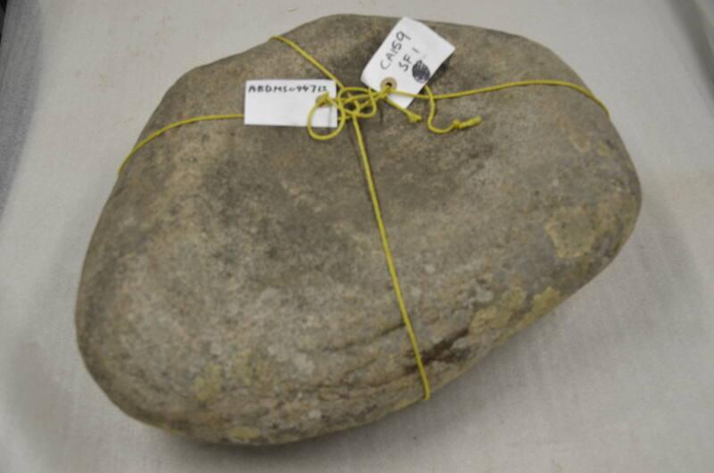 CA159 Saddle Quern from Nigg Caravan Park Works eMuseum