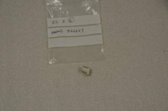 E6 Clay pipe stem and heel with stamped mark