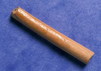 Glazed pipe stem