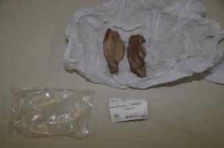 E6 Roof Finial Or Water Spout, Fabric 8, Green/Brown External Glaze