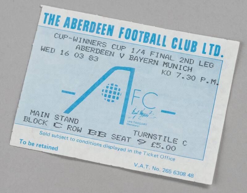 Aberdeen versus Bayern Munich