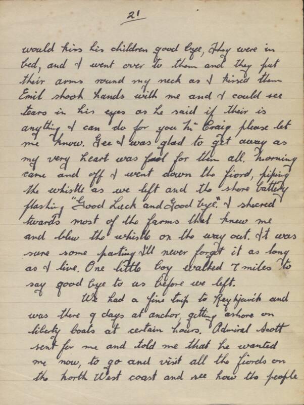 Diary of Alfred Craig