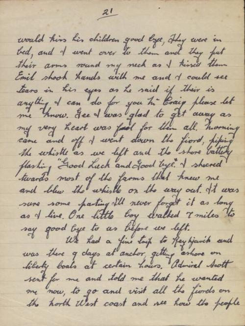 Diary of Alfred Craig