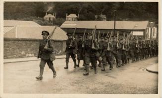 Unidentified Troops Marching 