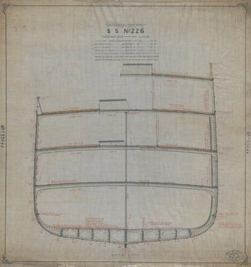 Balgairn (226) Midship Section Plan