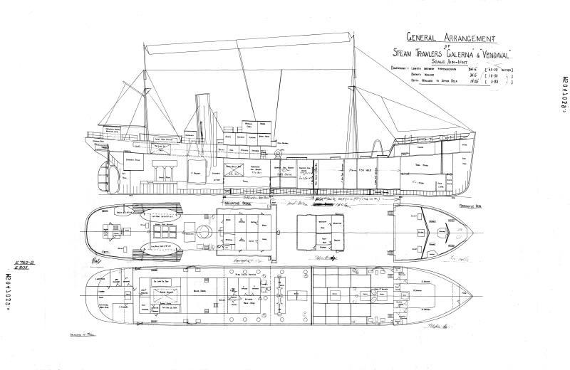 Galerna (692) General Arrangement plan