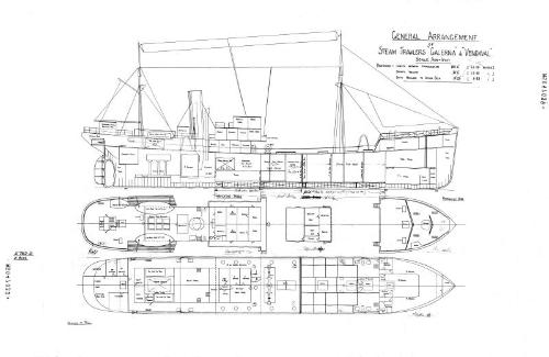 Galerna (692) General Arrangement plan