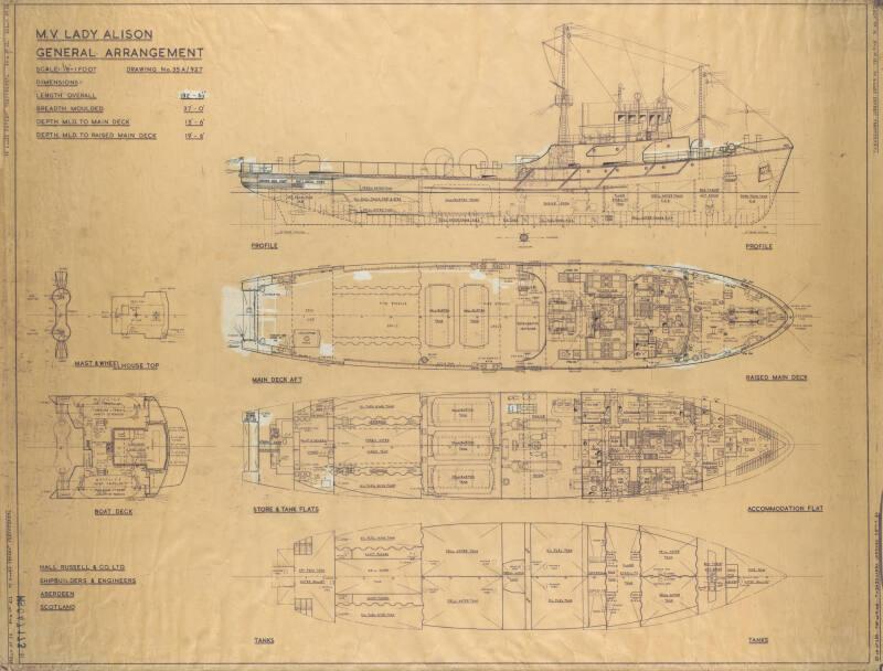 Lady Alison (927) - General Arrangement