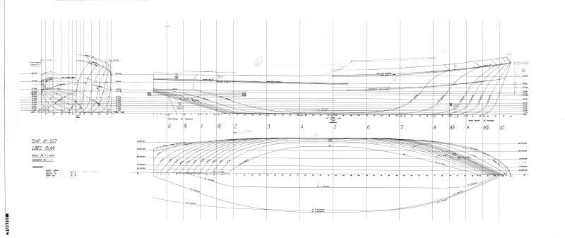 Lady Alison (927) - Lines Plan